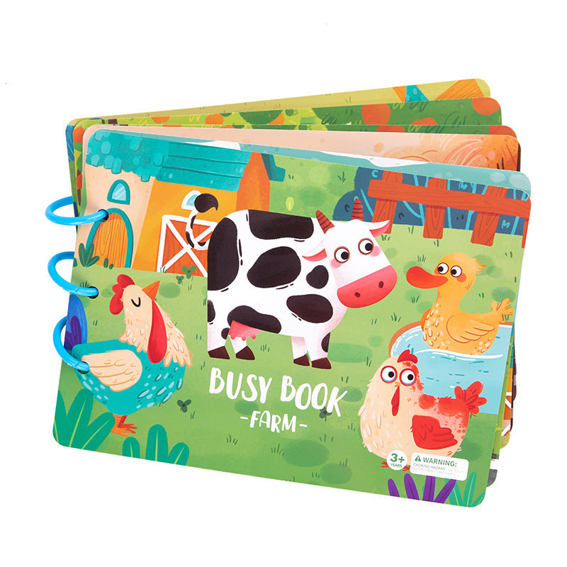 BusyBook - Montessori Durable Story Book